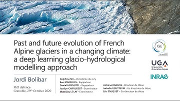PhD defence - Jordi Bolibar: Glacio-hydrological modelling with deep learning