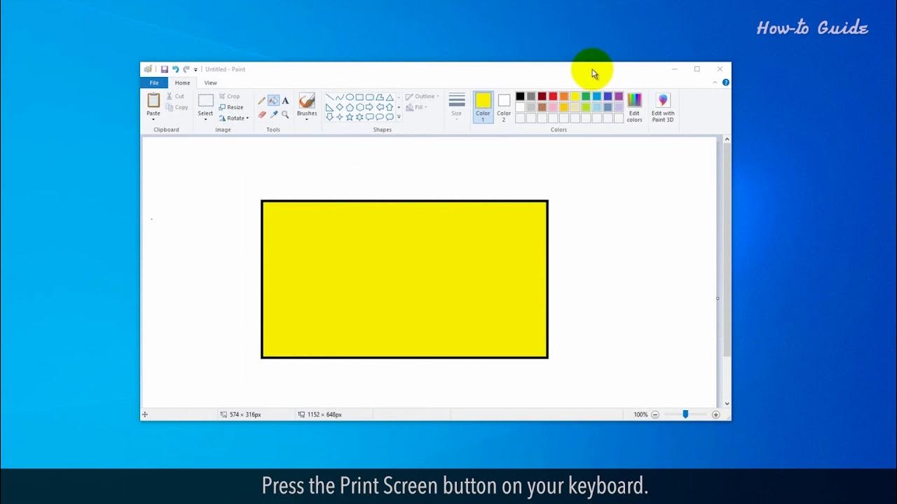 How to Print Screen on windows 10 - YouTube