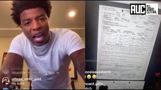 Yungeen Ace Shows Paperwork After 1090 Jake \& Follio Say He Snitched