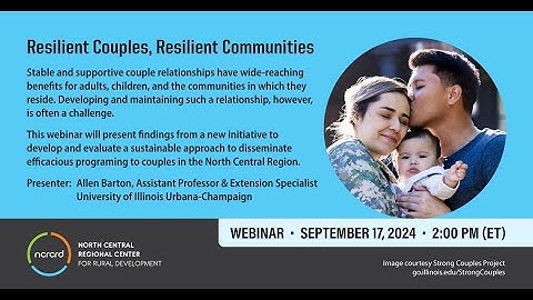 Resilient Couples, Resilient Communities
