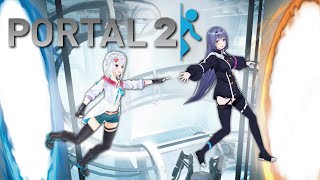 【Portal2】萌エトは２つのポータルを使いこなせるのか！？#06 【 萌実・エトラ / #萌エトの楽屋 】