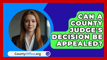 Can A County Judge