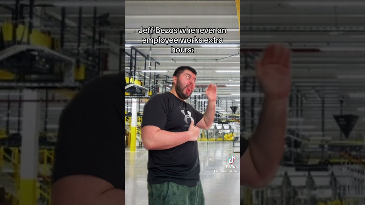 Jeff Bezos When Workers Work Extra Hours 😂👷‍♂️ 