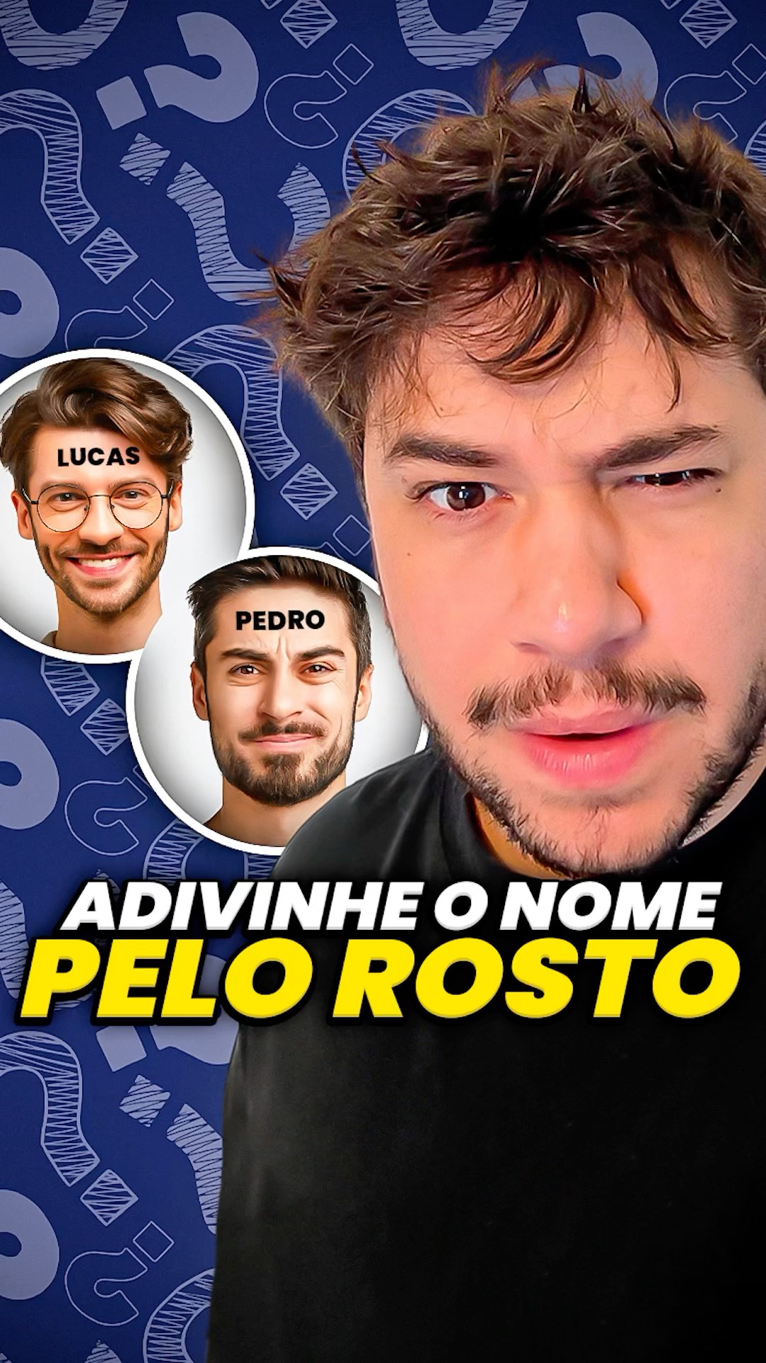 adivinhando nomes pelo rosto #livedobrino #humor #MundinhoBrino
