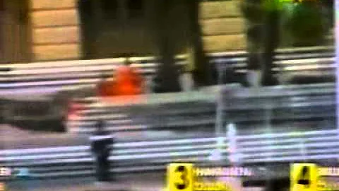 bertrand gachot off 1994 monaco gp.wmv