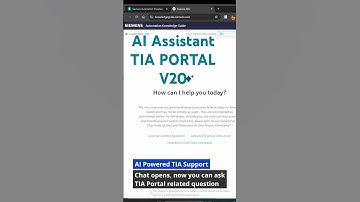 Did you know TIA Portal has AI powered support ? #tiaportal #ai