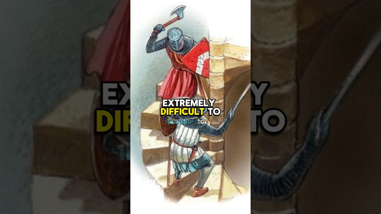 Why Do Castles Have Narrow Spiral Staircases? 