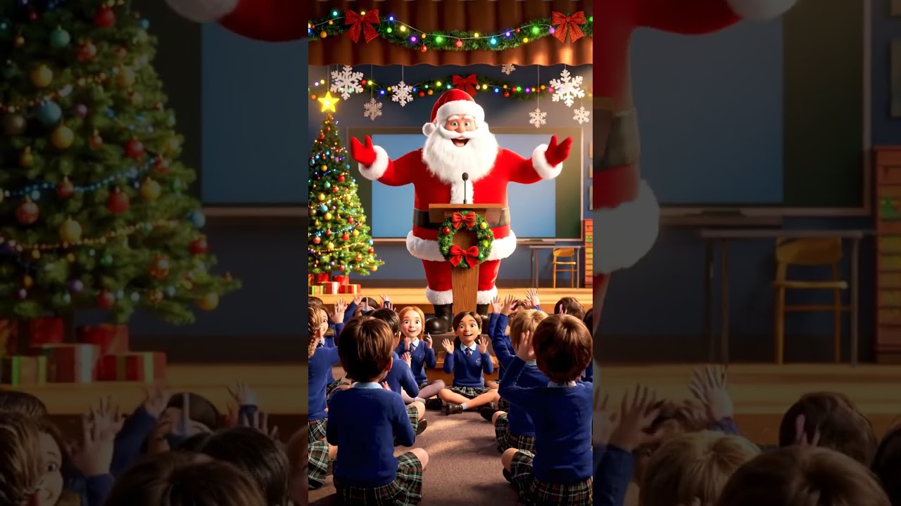 Kind Santa Saves the Christmas Tree ✨🎄 | Cute Holiday Cartoon for Kids 2025–2026