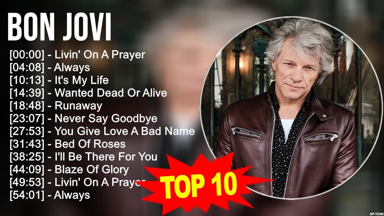 B o n J o v i Greatest Hits - 70s 80s 90s Oldies But Goodies Music - Best Old Songs