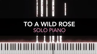TO A WILD ROSE - Edward MacDowell