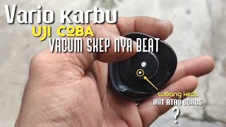 Vario karbu ganti vacum skep lubang kecil