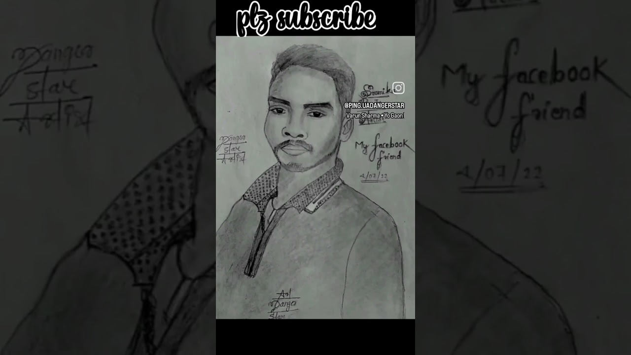 # PENCIL SKETCH SHORTS VIDEO!!