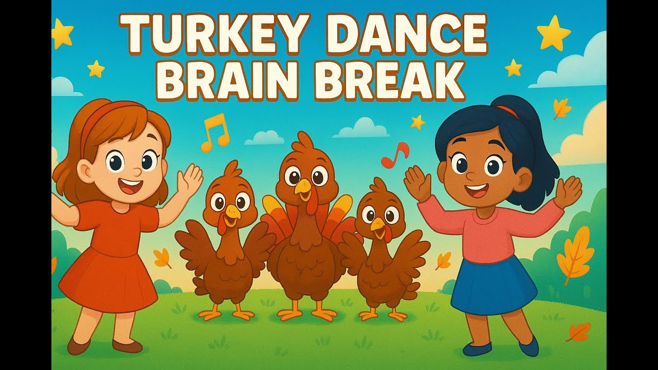 💃🦃 Turkey Dance Brain Break | Fun Movement Song for Kids | TamTam’s Land