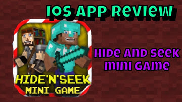 Review Of Hide And Seek Mini Game For Ios!!!!