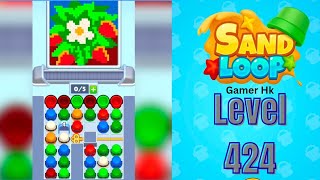 Sand loop level 424 Hard level Walkthrough Solution 