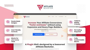 Affiliate Booster Lifetime Deal $49 - #1 WordPress Plugin for Affiliates
