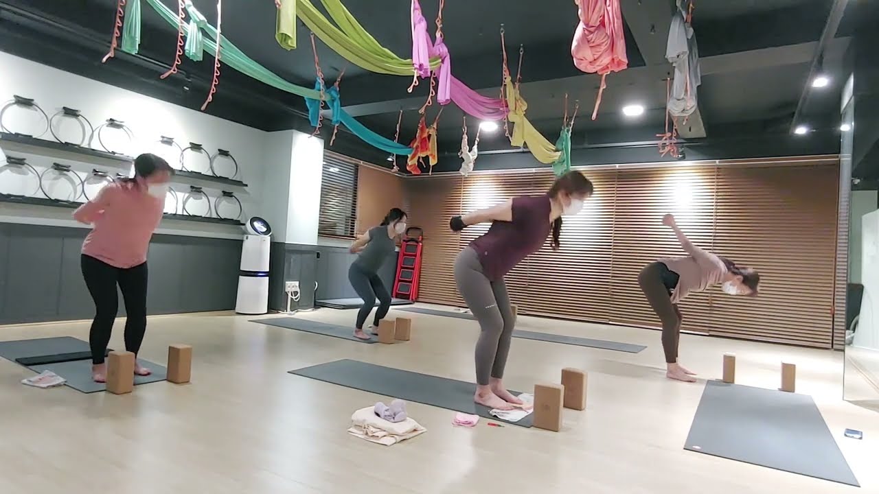 빈야사 요가 60분수업/빈야사요가/선균형자세/웃티타 하스타 파당구쉬타아사나(Vinyasa Yoga Balance)