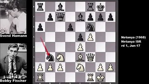Bobby Fischer vs Svend Hamann - Netanya (1968)