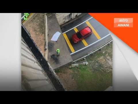 Penunggang maut tercampak 30 meter di Lebuhraya SPE