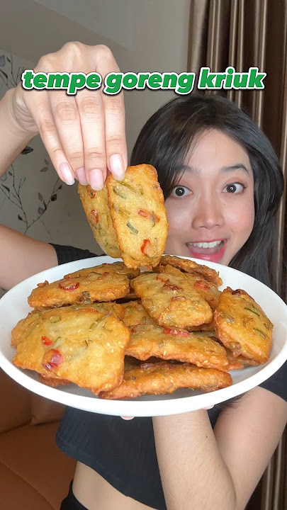 Tempe goreng kriuk ala Mama Rieta #ngeshortsbareng
