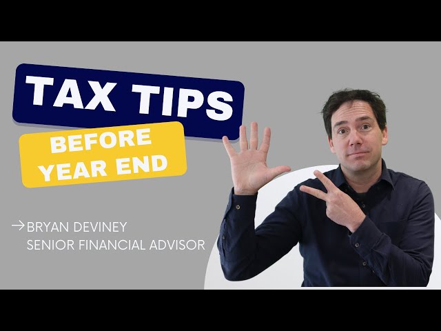 Tax tips before year end