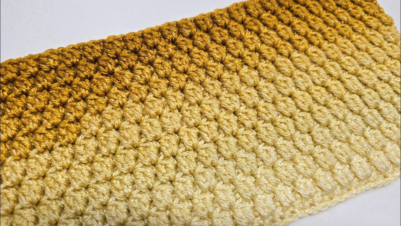 How To Crochet Kernel Stitch Tutorial - Great For Blankets and More