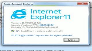 An update on disabling VBScript in Internet Explorer 11