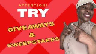 Giveaways & Sweepstakes 🎉 are GREAT for FREEBIES 🛍️
