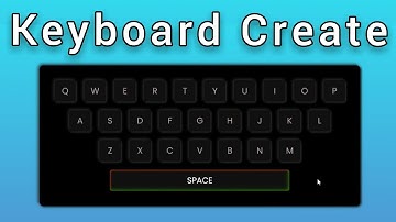 Keyboard ⌨️Create using HTML & CSS🔥 Free Code | How to create a Keyboard with HTML and CSS.