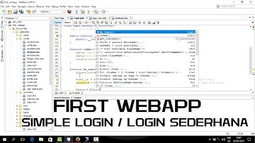 Tutorial Codeigniter 3 - 2.0 Firsh WebApp Simple Login (Login Sederhana)