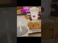 ハーレーで娘と朝マック