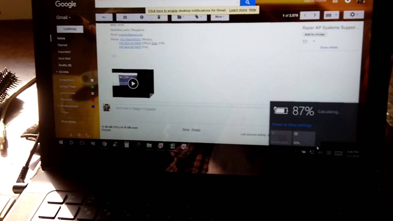 The Razer Blade Charging Issue2.mp4 YouTube