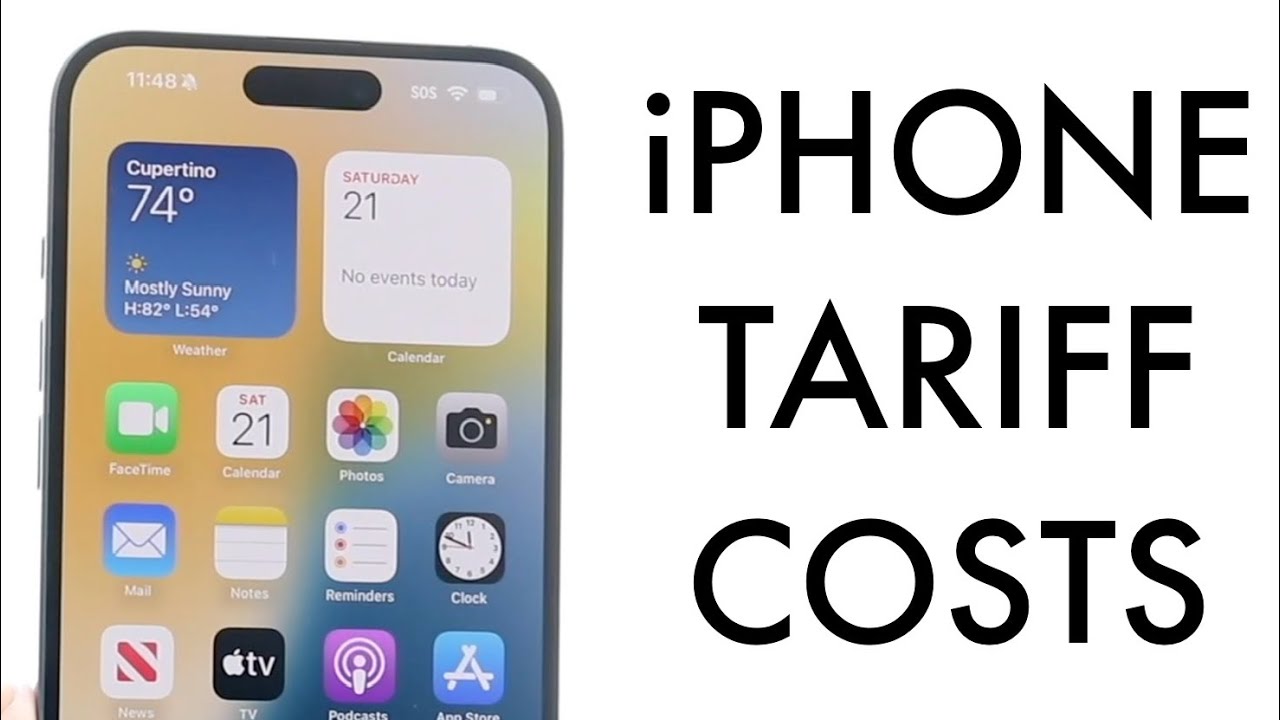 Iphone Tariffs Explained How Much iPhones Will Cost After Tariffs - YouTube