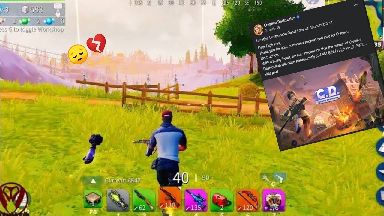 Creative Destruction memories 💜😔