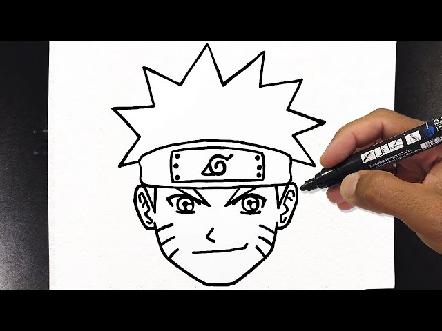 Oshiete Kudasai ^.^: Desenhando Naruto de Perfil