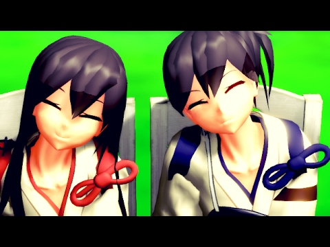 【艦これMMD】赤城・加賀でずっと…