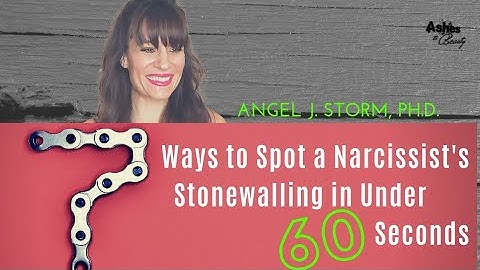 7 Ways to Spot a Narcissist’s Stonewalling in Under 60 Seconds | Stonewalling Narcissist