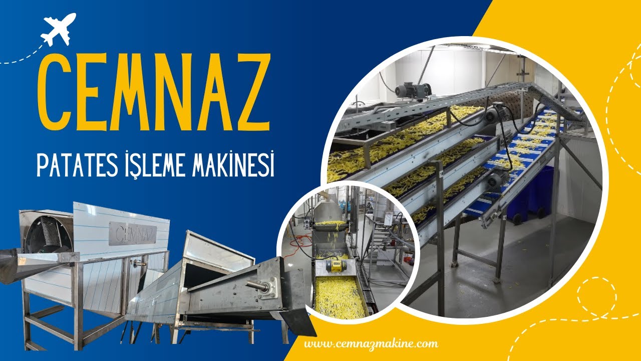 DONDURULMUŞ PATATES İŞLEME İMALAT TESİSİ # CEMNAZ MAKİNE®