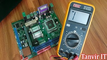 How To Repair Esonic G41 Motherboard Power Problem | Restart Problem Repair | No Power By Tanvir IT