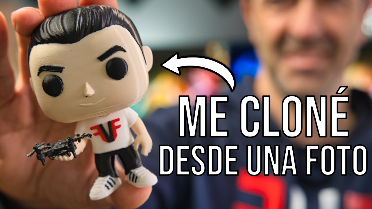 Me HAGO mi FIGURA Funko con IA (y la imprimo en 3D)