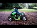 Tina op de Quad
