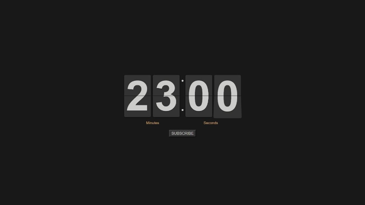 23 Minute Countdown Timer ⏳ - YouTube