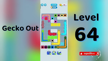 🎮 Gecko Out Level 64 Walkthrough | Go Answer 🦎