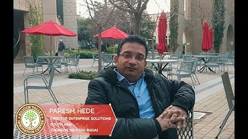 Paresh Hede, Director Enterprise Solutions, South Asia at Thomson Reuters, India