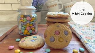 Classic M&M Cookies | Vintage Recipes | Childhood Favorite Desserts