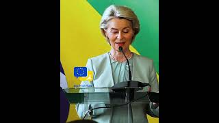 Download Lagu Von der Leyen Thanks President Lula and Celebrates the EU-Mercosur Deal the Biggest Free Trade Zone! MP3