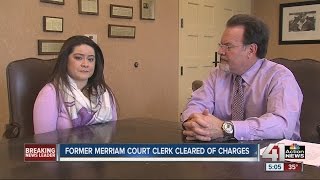 Former Merriam clerk cleared of charges