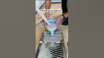 Painting our bedroom! How to paint a room | Home DIY #shorts