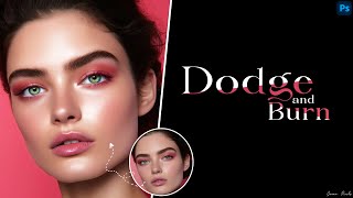 : Simple Dodge & Burn Technique in Photoshop - Sculpting the Face by Dodging & Burning [Easy & Fast]