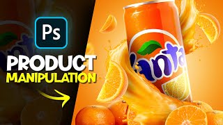 Creative Product Manipulation Advertising Social Media Banner Design | Photoshop Tutorial